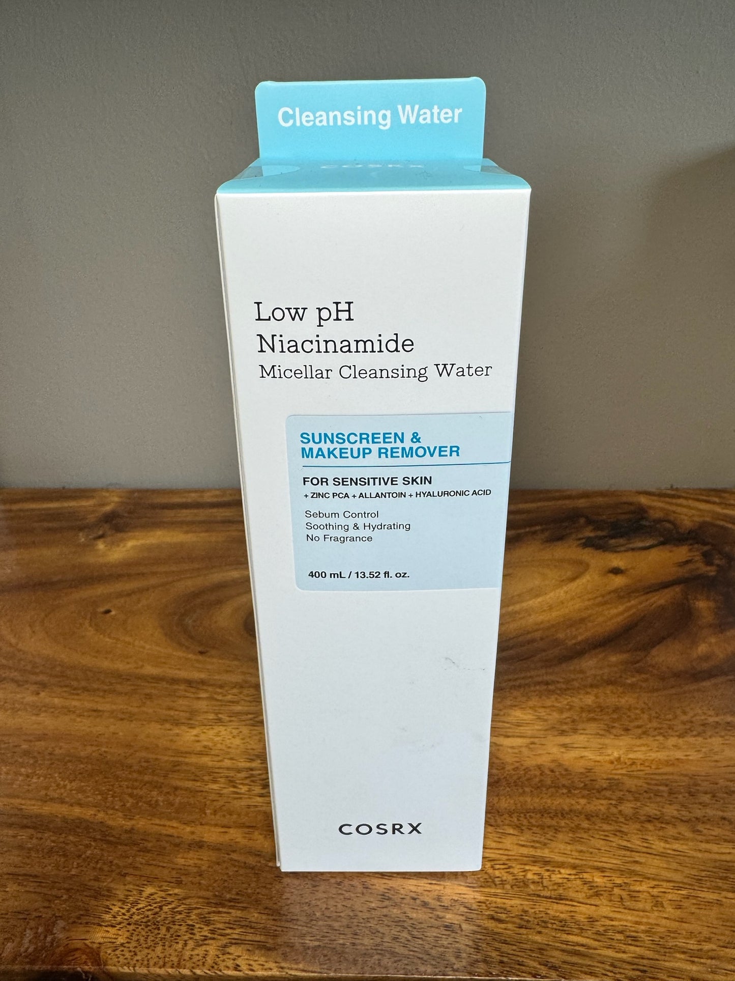 Low pH Niacinamide Micellar Cleansing Water