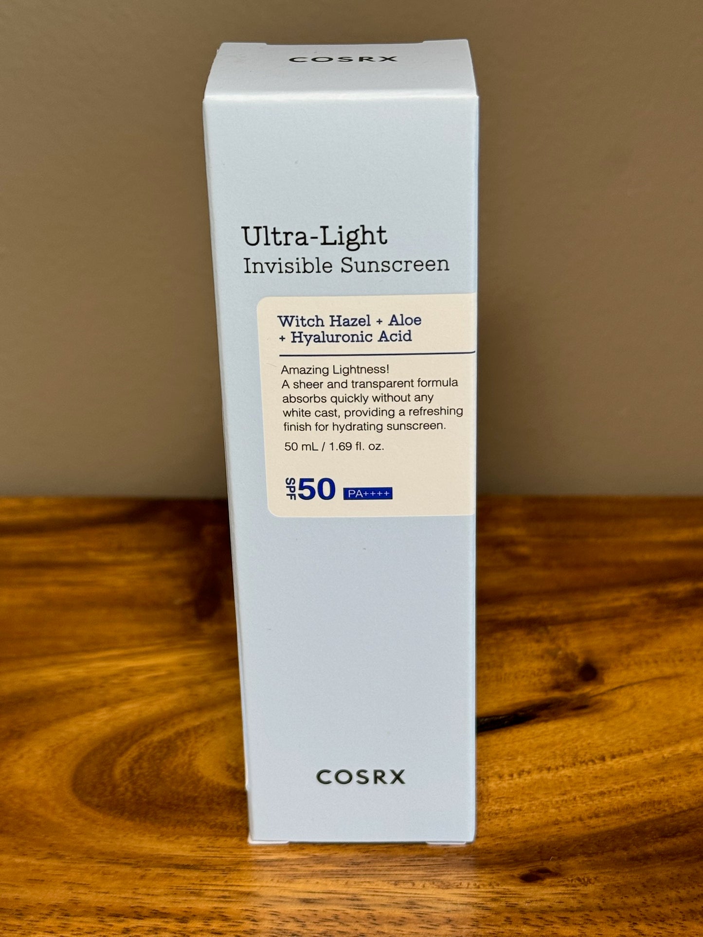 Ultra-Light Invisible Sunscreen